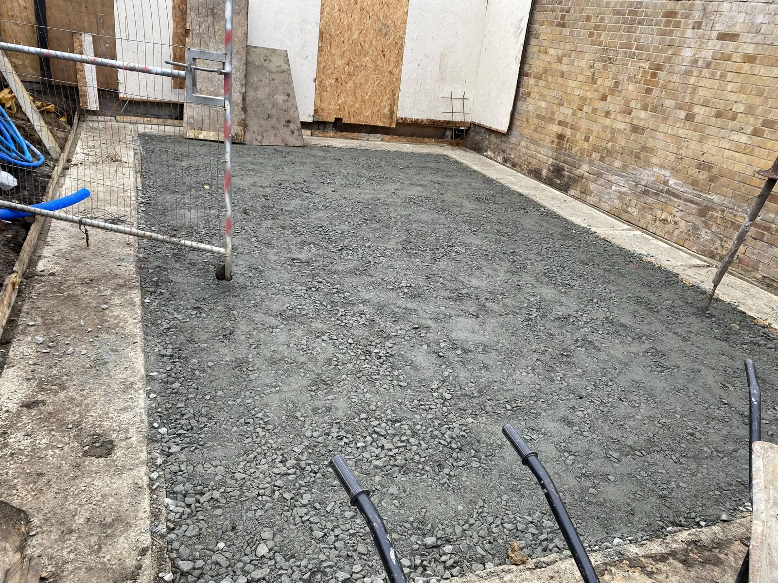 Garden room — concrete groundwork