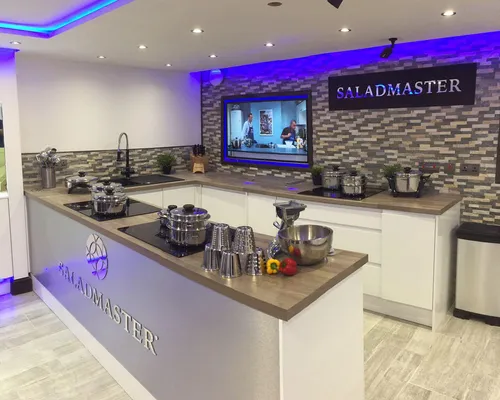 Saladmaster demonstration kitchen